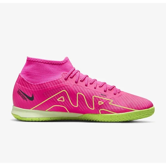 Nike Zoom Superfly 9 Academy IC Soccer Shoes Pink Blast Volt Sz 9 DJ5627-605 - Picture 1 of 8